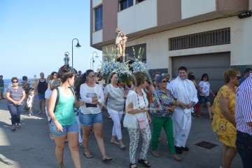 Procesión marítimo-terrestre de Melenara 2018 (Foto TA)